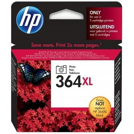 Tusz HP 364XL (CB322EE) czarny foto 290str PS D5460/D7560 Tusz HP 364XL (CB322EE) czarny foto 290str PS D5460/D7560