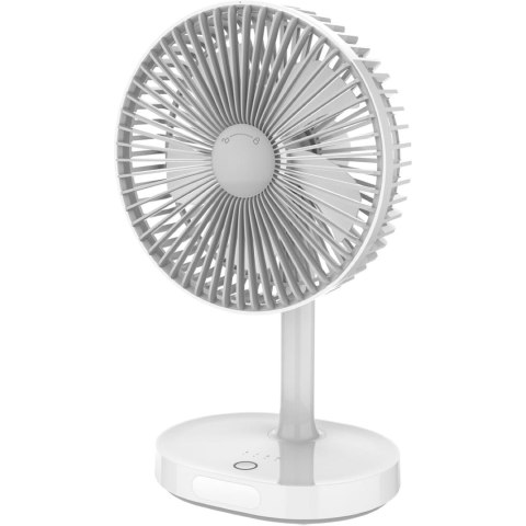 Wentylator biurkowy PLATINET z akumulatorem 3000mAh biało-szary (45242) Wentylator biurkowy PLATINET z akumulatorem 3000mAh biało-szary (45242)