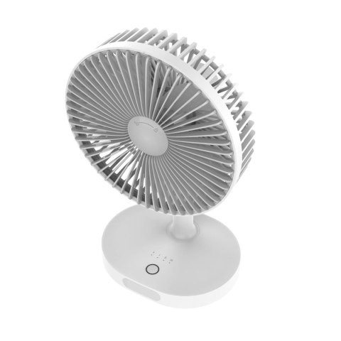 Wentylator biurkowy PLATINET z akumulatorem 3000mAh biało-szary (45242) Wentylator biurkowy PLATINET z akumulatorem 3000mAh biało-szary (45242)