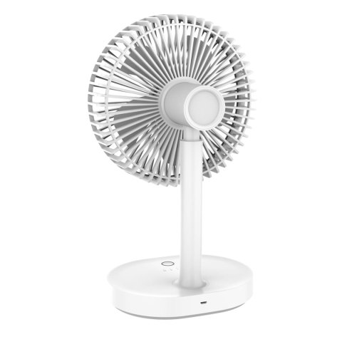 Wentylator biurkowy PLATINET z akumulatorem 3000mAh biało-szary (45242) Wentylator biurkowy PLATINET z akumulatorem 3000mAh biało-szary (45242)