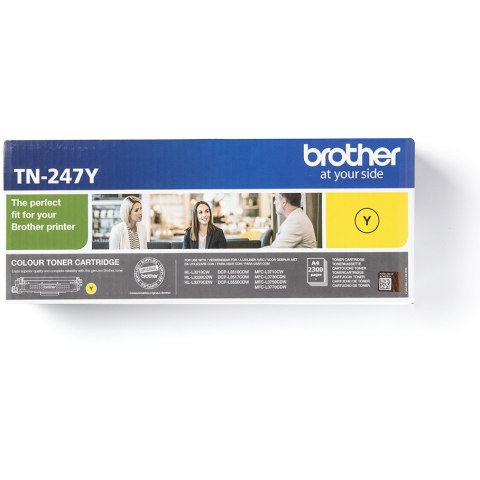Toner BROTHER (TN-247Y) żółty 2300str Toner BROTHER (TN-247Y) żółty 2300str