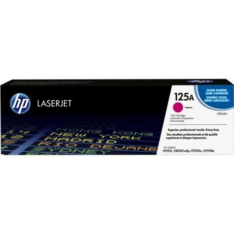 Toner HP 125A (CB543A) purpurowy 1400str LaserJet CP1215 Toner HP 125A (CB543A) purpurowy 1400str LaserJet CP1215
