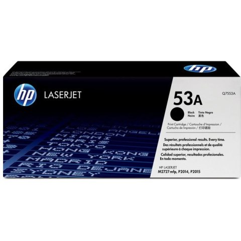Toner HP 53A (Q7553A) czarny 3000str M2727/P2014/P2015 Toner HP 53A (Q7553A) czarny 3000str M2727/P2014/P2015