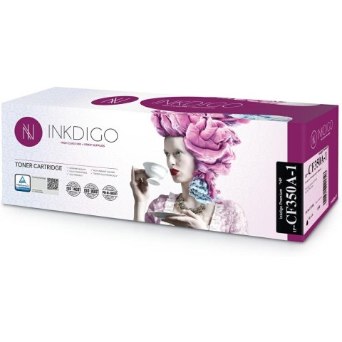 Toner INKDIGO (HP-CF350A-1) czarny 1300str zamiennik HP (130A/CF350A) Toner INKDIGO (HP-CF350A-1) czarny 1300str zamiennik HP (130A/CF350A)