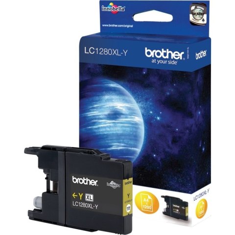 Tusz BROTHER (LC1280XL-Y) żółty 1200str MFCJ6910DW Tusz BROTHER (LC1280XL-Y) żółty 1200str MFCJ6910DW