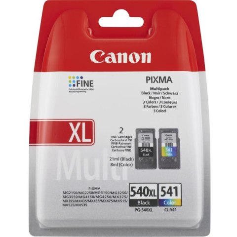 Tusz CANON (PG-540XL+CL-541XL/5222B013AA ) czarny+kolor (2szt) Tusz CANON (PG-540XL+CL-541XL/5222B013AA ) czarny+kolor (2szt)