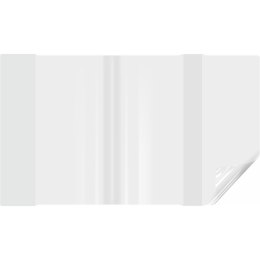 Okładki regulowane na książki i zeszyty Z6 bezbarwne 25 sztuk 27,2x39,3-43,7cm OZB-40 BIURFOL