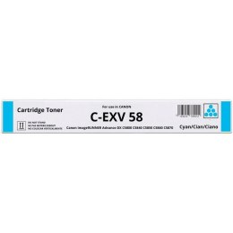 Toner CANON (C-EXV58C/3764C002) niebieski 60000str
