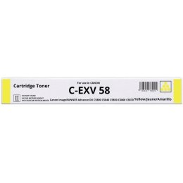 Toner CANON (C-EXV58Y/3766C002) żółty 60000str