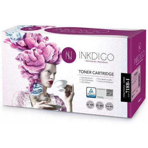 Toner INKDIGO (CA-718B-1) czarny 3400str zamiennik CANON (CRG-718B/2662B002) Toner INKDIGO (CA-718B-1) czarny 3400str zamiennik CANON (CRG-718B/2662B002)