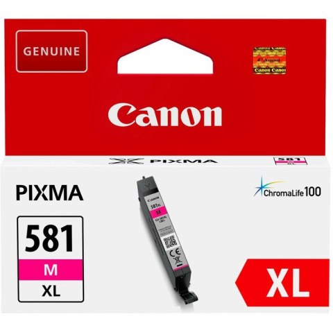 Tusz CANON (CLI-581M XL/2050C001) purpurowy 8,3ml Tusz CANON (CLI-581M XL/2050C001) purpurowy 8,3ml