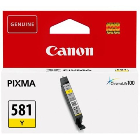 Tusz CANON (CLI-581Y/2105C001) żółty 5,6ml Tusz CANON (CLI-581Y/2105C001) żółty 5,6ml