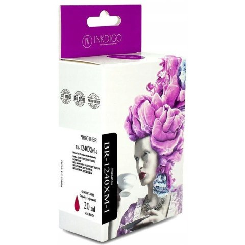 Tusz INKDIGO (BR-1240XM-1) purpurowy 20ml zamiennik BROTHER (LC1240M) Tusz INKDIGO (BR-1240XM-1) purpurowy 20ml zamiennik BROTHER (LC1240M)