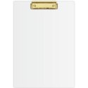 Deska z klipem Clipboard A4 biała (złoty mechanizm) KHG-01-10 BIURFOL
