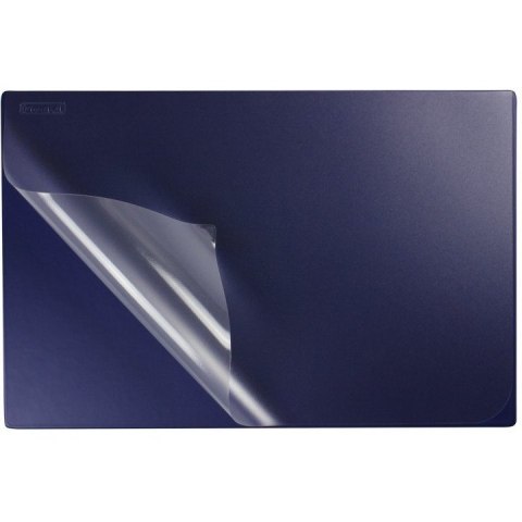 Podkładka na biurko z przezroczystą folią 38x58cm PVC granatowa PB-01-01 BIURFOL Podkładka na biurko z przezroczystą folią 38x58cm PVC granatowa PB-01-01 BIURFOL