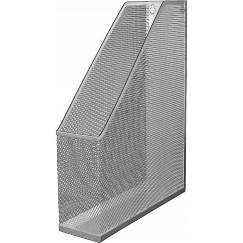 Pojemnik na czasopisma NATUNA siatka srebrny 250x72x320mm Pojemnik na czasopisma NATUNA siatka srebrny 250x72x320mm