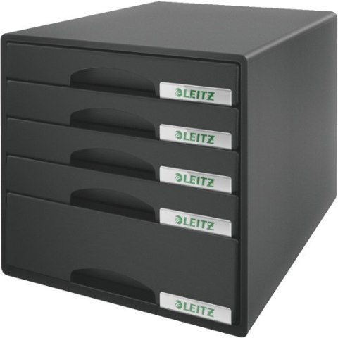 Pojemnik z 5 szufladami LEITZ PLUS czarny 52110095 Pojemnik z 5 szufladami LEITZ PLUS czarny 52110095