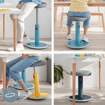 Zestaw Ergonomiczny stołek Ergo Cosy niebieski 65180061 + Podstawka pod laptopa Ergo Cosy niebieska Zestaw Ergonomiczny stołek Ergo Cosy niebieski 65180061 + Podstawka pod laptopa Ergo Cosy niebieska