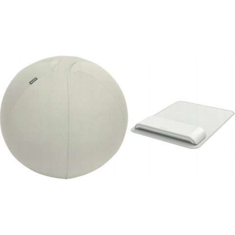 Zestaw Piłka do siedzenia ERGO 65cm jasno szara 65420085 + Podkładka pod mysz i nadgarstek ERGO jasn Zestaw Piłka do siedzenia ERGO 65cm jasno szara 65420085 + Podkładka pod mysz i nadgarstek ERGO jasn