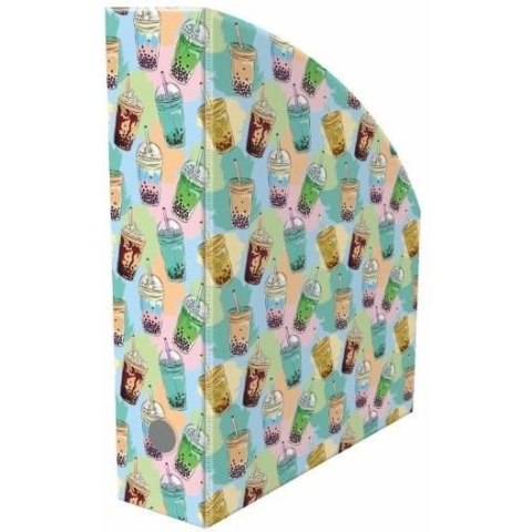 Pojemnik na dokumenty 7cm z nadrukiem BUBBLE TEA NSE-01-37 BIURFOL Pojemnik na dokumenty 7cm z nadrukiem BUBBLE TEA NSE-01-37 BIURFOL