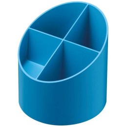 Przybornik na biurko Organizer na długopisy okrągły niebieski ACTIVE BLUE 11363744 HERLITZ