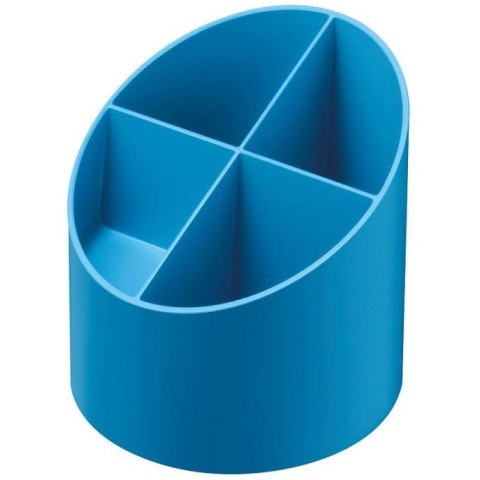 Przybornik na biurko Organizer na długopisy okrągły niebieski ACTIVE BLUE 11363744 HERLITZ