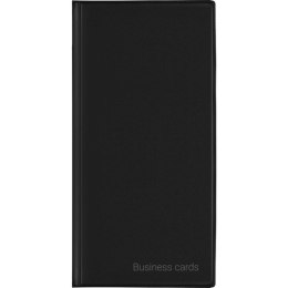Wizytownik Etui na 96 wizytówek Premium czarny WI-24-01 BIURFOL
