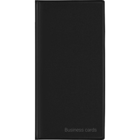 Wizytownik Etui na 96 wizytówek Premium czarny WI-24-01 BIURFOL Wizytownik Etui na 96 wizytówek Premium czarny WI-24-01 BIURFOL