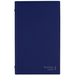 Wizytownik alfabetyczny Etui na 200 wizytówek granatowy WI-25-02 BIURFOL