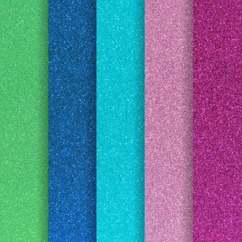 Karton A4 brokatowy mix kolor 210g. (5) 208199 Galeria Papieru Karton A4 brokatowy mix kolor 210g. (5) 208199 Galeria Papieru
