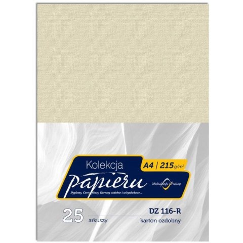 Karton ozdobny 215g (25) DZ116-R Karton ozdobny 215g (25) DZ116-R
