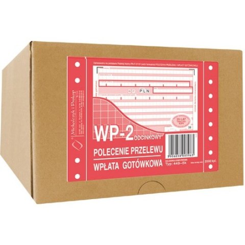 Polecenie przelewu 180x4 1/6 cala (1+1) SK-449-5k na składance komp. Polecenie przelewu 180x4 1/6 cala (1+1) SK-449-5k na składance komp.
