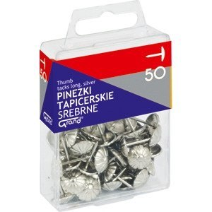 Pinezka tapicerska srebr.50szt 110-1483 GRAND Pinezka tapicerska srebr.50szt 110-1483 GRAND