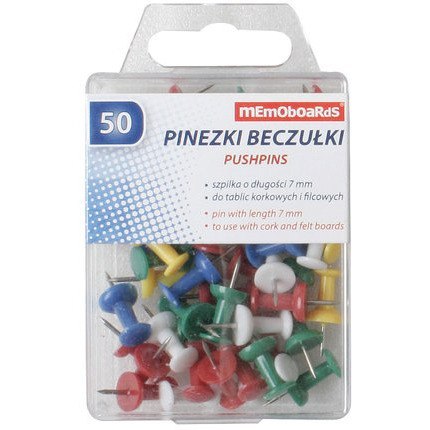Pinezki beczułki 7mm ( 50 szt) MB12K50 Pinezki beczułki 7mm ( 50 szt) MB12K50