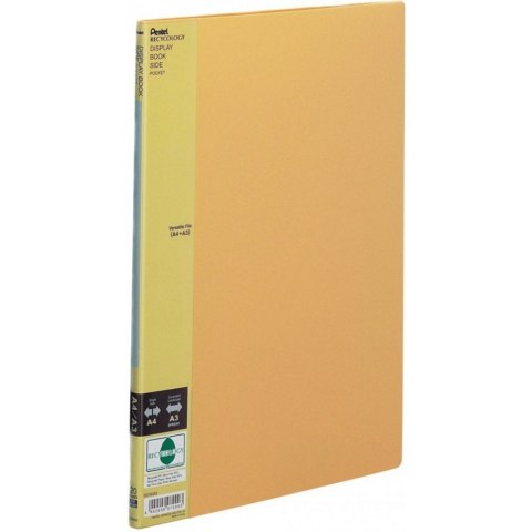 Album ofertowy A4/A3 20kieszeni żółty DCF642G SIDE PENTEL Album ofertowy A4/A3 20kieszeni żółty DCF642G SIDE PENTEL