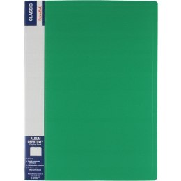 Album ofertowy na dokumenty 10 kieszeni CLASSIC zielony AOF-01-02 BIURFOL