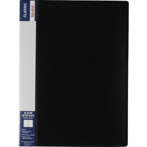 Album ofertowy na dokumenty 40 kieszeni CLASSIC czarny AOF-04-05 BIURFOL Album ofertowy na dokumenty 40 kieszeni CLASSIC czarny AOF-04-05 BIURFOL