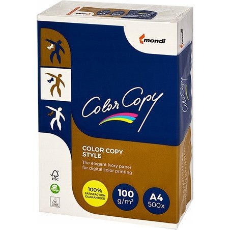 Papier ksero A4 100g COLOR COPY STYLE kremowy 500ark 86837A10 Papier ksero A4 100g COLOR COPY STYLE kremowy 500ark 86837A10