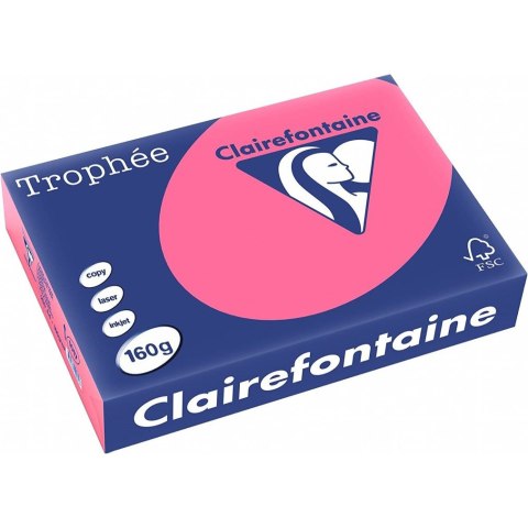 Papier ksero A4 160g TROPHEE intensywny różowy 250ark 1017 Papier ksero A4 160g TROPHEE intensywny różowy 250ark 1017