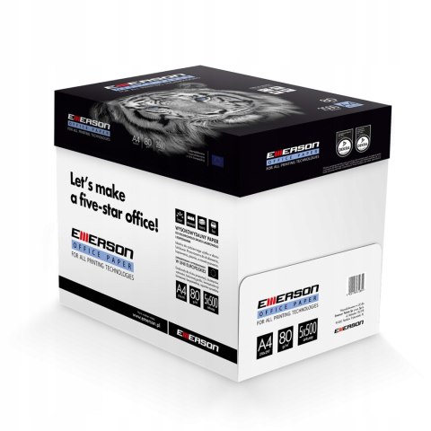 Papier ksero A4 80g EMERSON TIGER (5ryz) klasa białości C Papier ksero A4 80g EMERSON TIGER (5ryz) klasa białości C