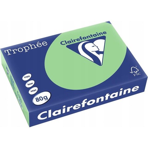 Papier ksero A4 80g TROPHEE XCA41775 zieleń naturalna CLAIREFONTAINE Papier ksero A4 80g TROPHEE XCA41775 zieleń naturalna CLAIREFONTAINE