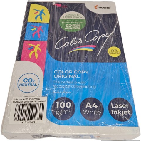 Papier ksero A4 COLOR COPY 100g.USZKODZONE OPAKOWANIE 500 ark.CC410 Papier ksero A4 COLOR COPY 100g.USZKODZONE OPAKOWANIE 500 ark.CC410