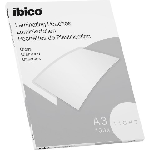 Folia do laminacji IBICO Light A3 75 mic 100 sztuk 627311 Folia do laminacji IBICO Light A3 75 mic 100 sztuk 627311