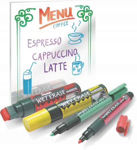 Marker kredowy SMW56-A czarny PENTEL Marker kredowy SMW56-A czarny PENTEL
