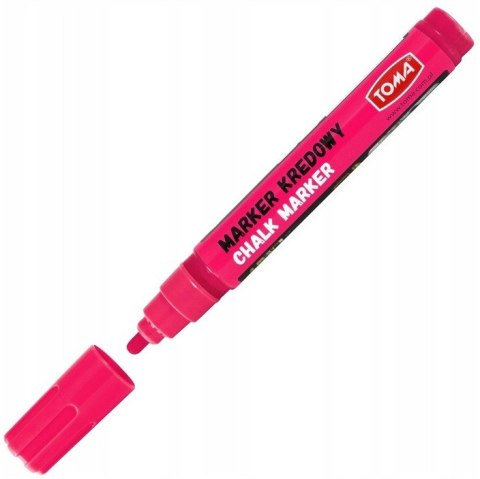 Marker kredowy końcówka 4.5mm różowy TO-292 82 TOMA Marker kredowy końcówka 4.5mm różowy TO-292 82 TOMA