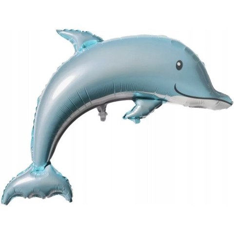Balon foliowy Delfin Niebieski BCF-475 GO PARTY Balon foliowy Delfin Niebieski BCF-475 GO PARTY