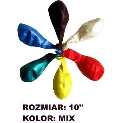 Balony 10' METALIK MIX (100) KW TRADE 170-1678 Balony 10' METALIK MIX (100) KW TRADE 170-1678