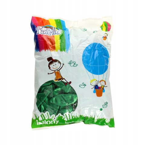 Balony 12` METALLIC zielony (100szt.) 170-1585 FIORELLO Balony 12` METALLIC zielony (100szt.) 170-1585 FIORELLO
