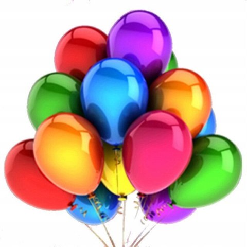 Balony 27cm metalizowane mix (100szt.) 12M-MIX ALIGA Balony 27cm metalizowane mix (100szt.) 12M-MIX ALIGA