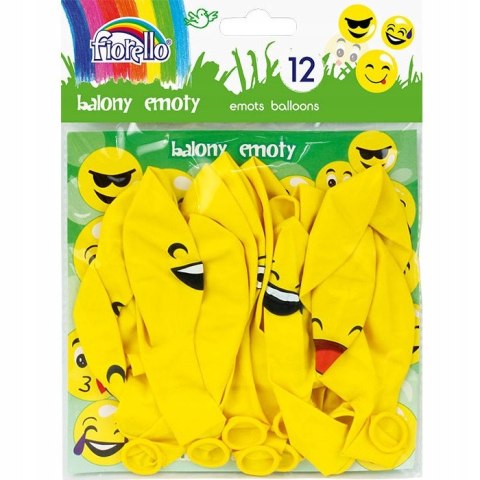 Balony Emoty Party (12szt.) 170-2328 FIORELLO Balony Emoty Party (12szt.) 170-2328 FIORELLO